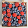 Свежий набор малины и голубики 250гр